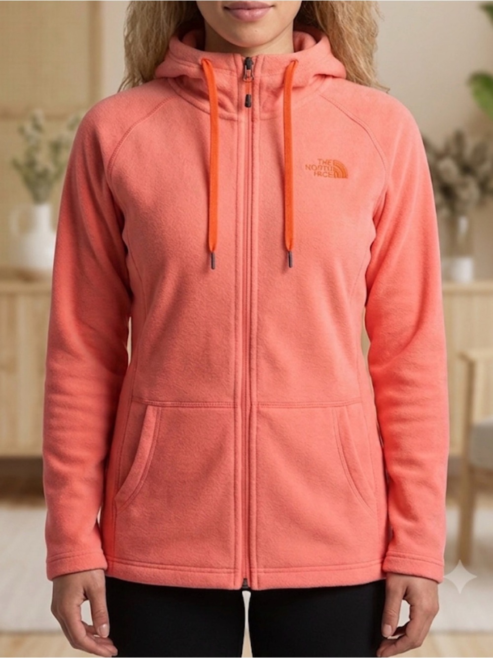 The North Face Women's Polartec Fleece Full-Zip Hoodie Size Large